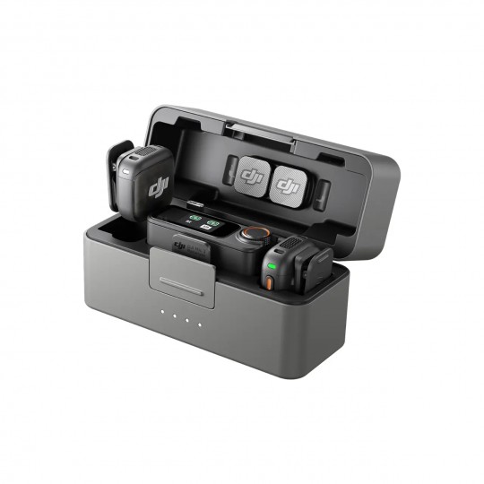 DJI Mic 3 (2 transmisores + 1 receptor + estuche de carga)