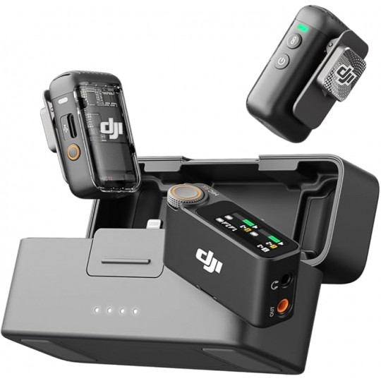 DJI Mic 2 (2 TX + 1 RX + Estuche de carga)