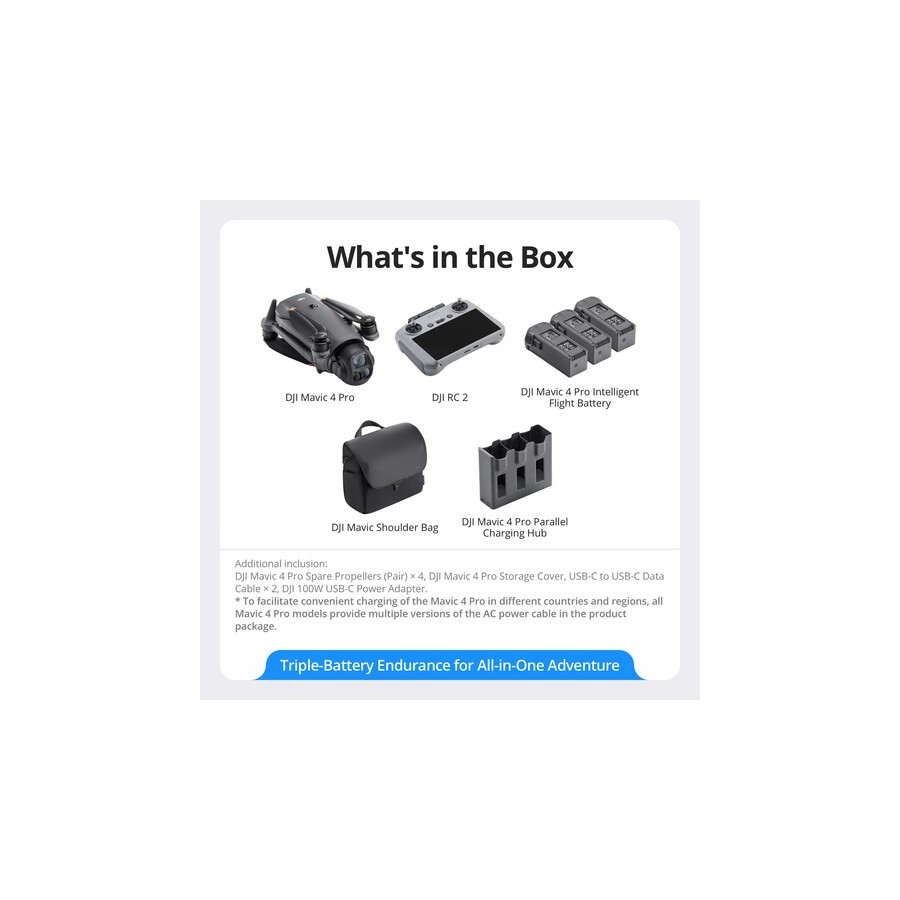 DJI Mavic 4 Pro Fly More Combo – Drone Profesional 6K HDR