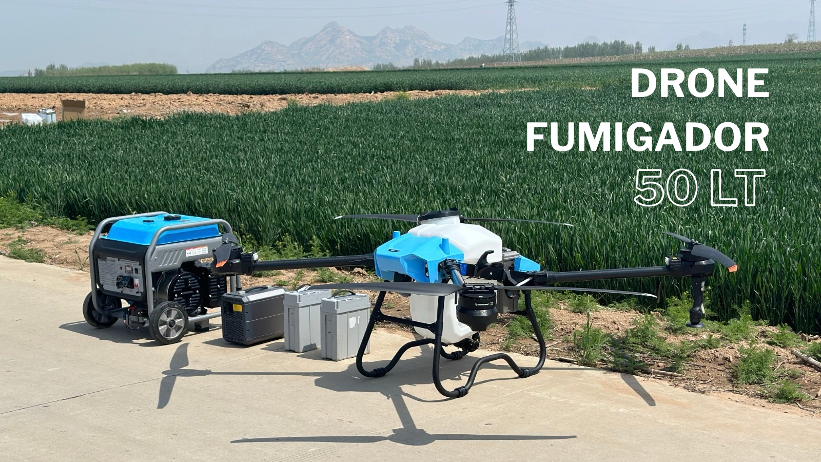 Professional drone fumigator for agriculture centrifugal pumps - Additional RTK