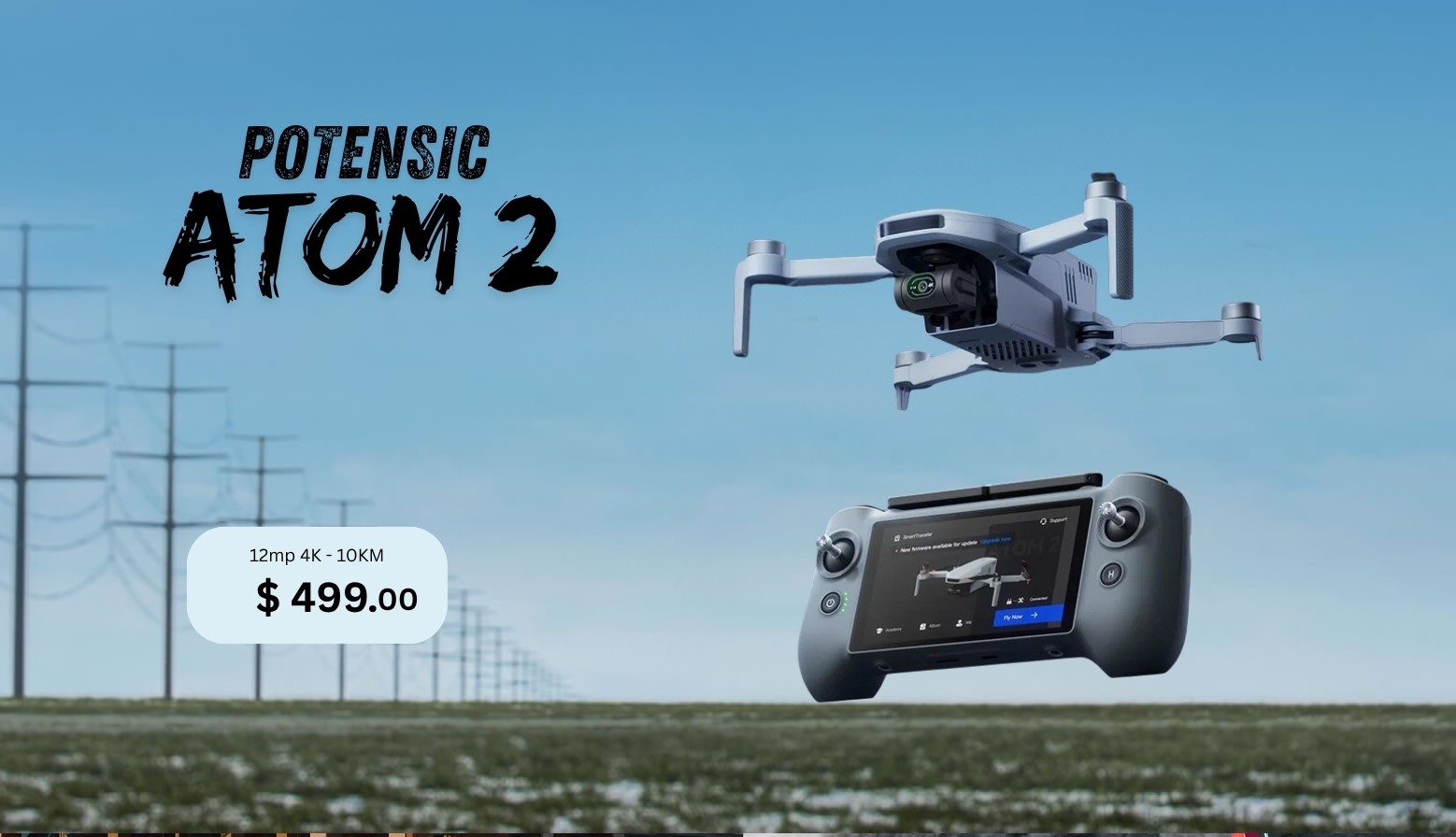 DRONE POTENSIC ATOM 2 SMART CONTROLLER - DRONES PERU